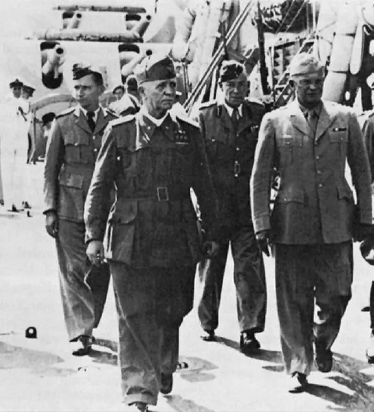 Badoglio_and_Eisenhower_aboard_HMS_Nelson