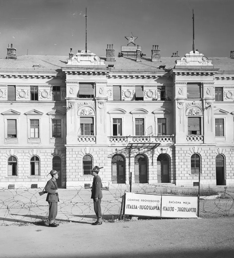 Stazione Transalpina in Jugoslavia. (1947) ERPAC – Servizio Musei e Archivi Storici. Fototeca Musei Provinciali di Gorizia